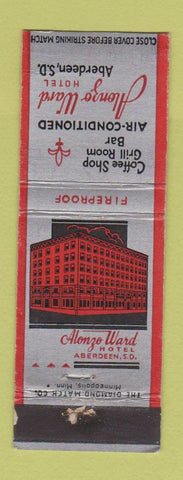 Matchbook Cover - Alonzo Ward Hotel Aberdeen SD WEAR