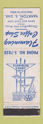 Matchbook Cover - Flaming Coffee Shop Yankton SD WEAR