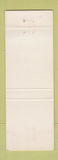 Matchbook Cover - Rentschler's Truck Plaza Sioux Falls SD