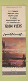 Matchbook Cover - Siseta Motel Dupree SD