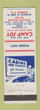 Matchbook Cover - Camp Joy Kadoka SD