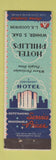 Matchbook Cover - Hotel Phillips Winner SD LE Goodwin