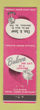 Matchbook Cover - Bulova Watches Chas Sauer Aberdeen SD WEAR