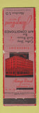 Matchbook Cover - Alonzo Ward Hotel Aberdeen SD WEAR