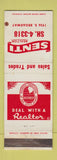Matchbook Cover - Senti Real Estate WEAR