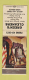 Matchbook Cover - Green's Cleaners Long Beach CA