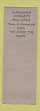 Matchbook Cover - EE Emery Real Estate Insurance Moses Lake Othelio WA SAMPLE