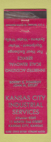 Matchbook Cover - Kansas City Industrial Service Kansas City KS WEAR