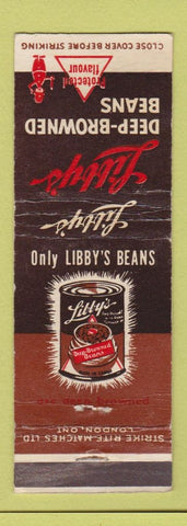 Matchbook Cover - Libby's Deep Browned Beans Canada