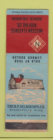 Matchbook Cover - Western Elaterite Roofing Denver Colorado