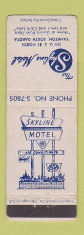 Matchbook Cover - Skyline Motel Yankton SD