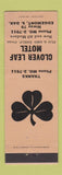 Matchbook Cover - Clover Leaf Motel Edgemont SD