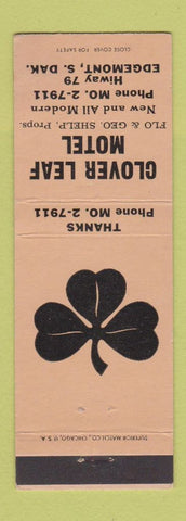 Matchbook Cover - Clover Leaf Motel Edgemont SD