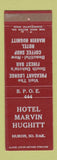 Matchbook Cover - Hotel Marvin Hughitt Huron SD WEAR