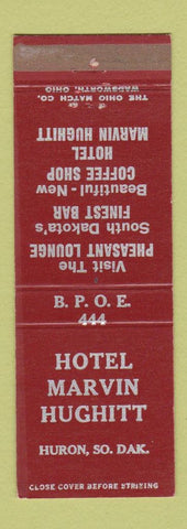 Matchbook Cover - Hotel Marvin Hughitt Huron SD WEAR