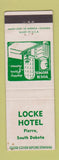 Matchbook Cover - Locke Hotel Pierre SD