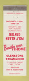 Matchbook Cover - Glenstone Steamliner Carpet Cleaning