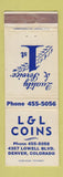 Matchbook Cover - L&L Coins Denver Colorado WEAR