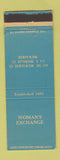 Matchbook Cover - Woman's Exchange Milwaukee WI