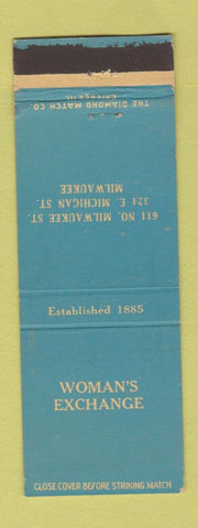 Matchbook Cover - Woman's Exchange Milwaukee WI