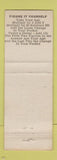 Matchbook Cover - WC Sutton Lumber Denver Colorado