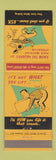 Matchbook Cover - Safety Lifing Hazards