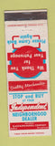 Matchbook Cover - Blackburn Russell Company Bedford PA