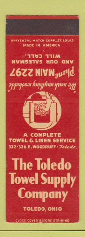 Matchbook Cover - Toledo Towel Supply Toledo OH SAMPLE