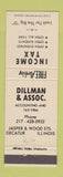 Matchbook Cover - Dillman Income Tax Accounting Decatur IL