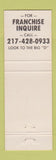 Matchbook Cover - Dillman Income Tax Accounting Decatur IL