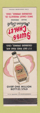 Matchbook Cover - Swiss Chalet Italian Salad Dressing Colorado Springs