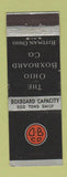 Matchbook Cover - Ohio Boxboard Company Rittman OH
