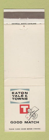 Matchbook Cover - Eaton Yale Towne Tinnerman Fasteners Cleveland OH