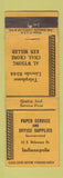 Matchbook Cover - Paper Service Office Supply Indianapolis IN WEAR