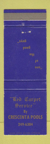 Matchbook Cover - Crescenta Pools CA?
