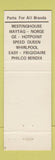 Matchbook Cover - Akrit Appliance Supply El Paso Lubbock TX Colorado Springs