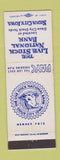 Matchbook Cover - Live Stock National Bank Sioux City IA cow