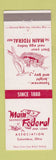 Matchbook Cover - Main Federal Savings and Loan Columbus OH