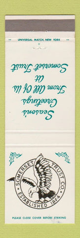 Matchbook Cover - Somerset Trust Christmas Somerville