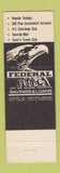 Matchbook Cover - Federal Savings and Loan Hill Creek South Portland ME