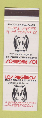 Matchbook Cover - Los Pinguinos Mexico Guadalajara pengium SAMPLE