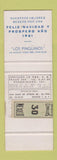 Matchbook Cover - Los Pinguinos Mexico Guadalajara pengium SAMPLE