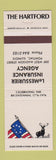Matchbook Cover - LeMessurier Insurance Hartford Pontiac IL