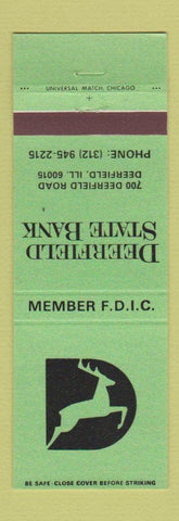 Matchbook Cover - Deerfield State Bank IL