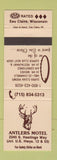 Matchbook Cover - Antlers Motel Eau Claire WI