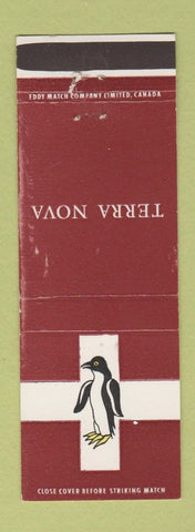 Matchbook Cover - Terra Nova Penguin Canada War Ship WEAR