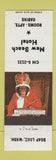 Matchbook Cover - New Beach Hotel Soap Lake WA monkey