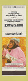 Matchbook Cover - Bob's Place BBQ monkey WEAR