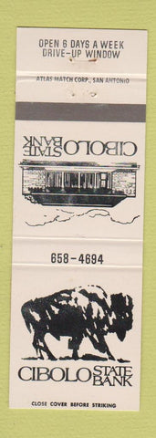 Matchbook Cover - Cibolo State Bank buffalo TX
