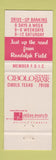 Matchbook Cover - Cibolo State Bank buffalo TX